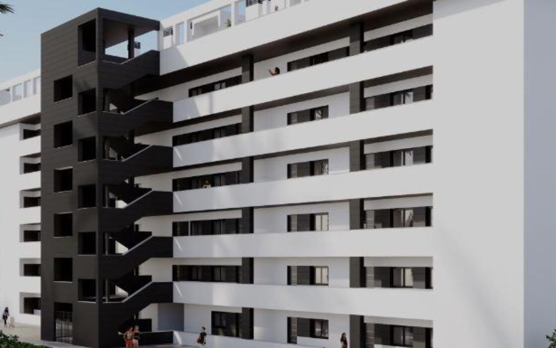 Апартаменты с видом на море в Торревьехе 2 спальни новострой