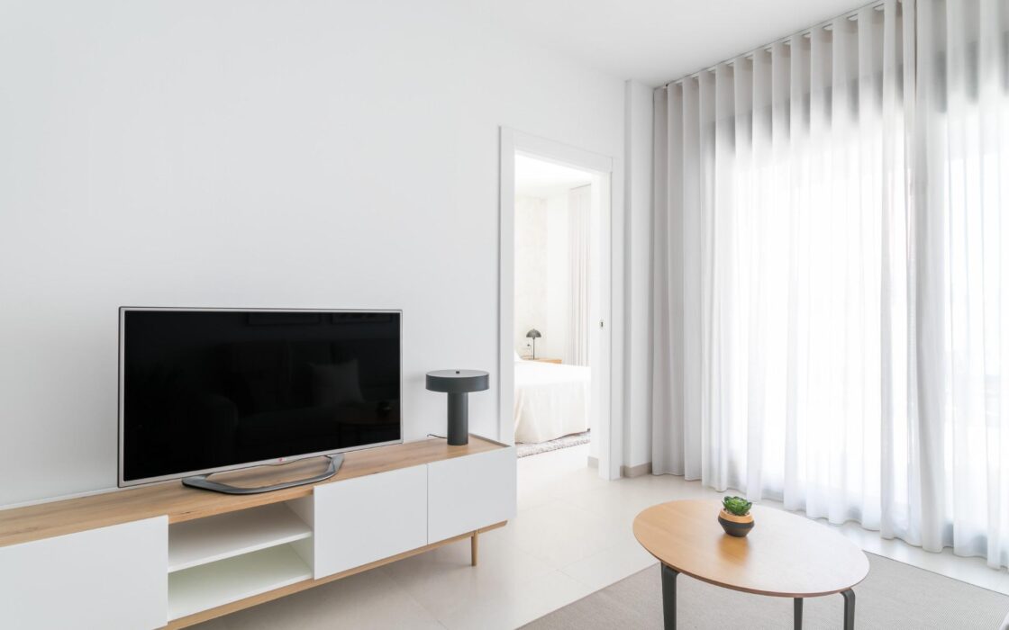 Апартаменты с видом на море в Торревьехе 2 спальни новострой