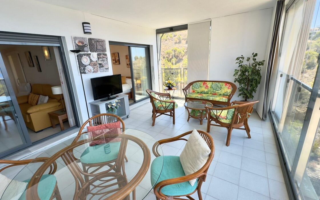 Квартира с террасой и видом на море в Бенидорме 129 кв.м