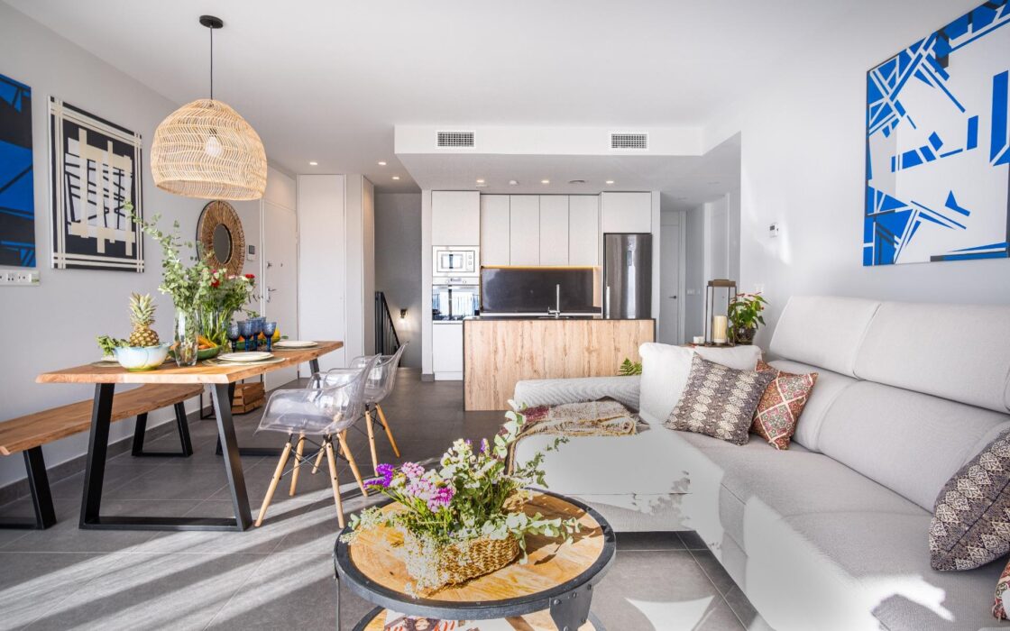 Виллы с видом на море в Полопе, 3 комнаты, новый жилой комплекс