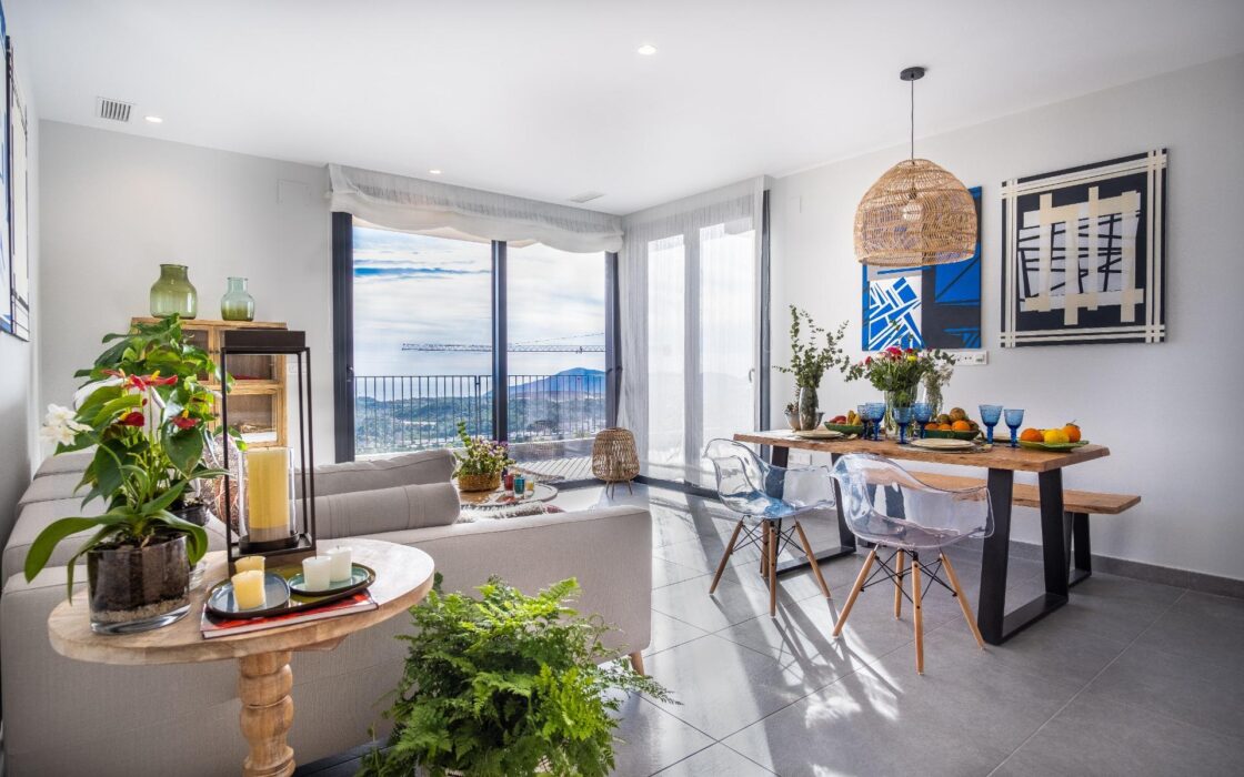 Виллы с видом на море в Полопе, 3 комнаты, новый жилой комплекс