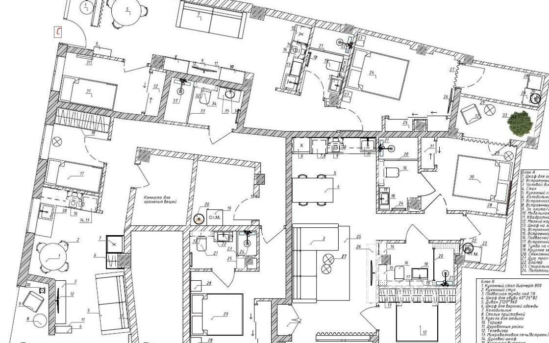 Просторні апартаменти в Аліканте 150 кв.м з 6 спальнями