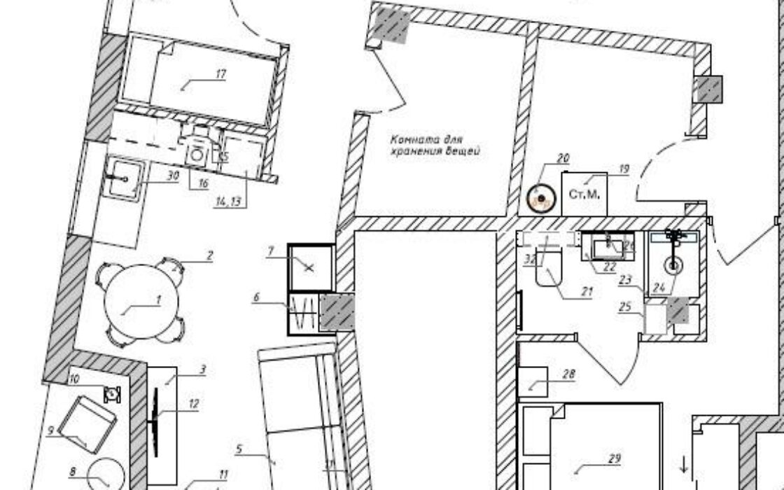 Просторні апартаменти в Аліканте 150 кв.м з 6 спальнями