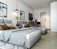 Триповерховий будинок у Денії з басейном та видом на парк Монтго