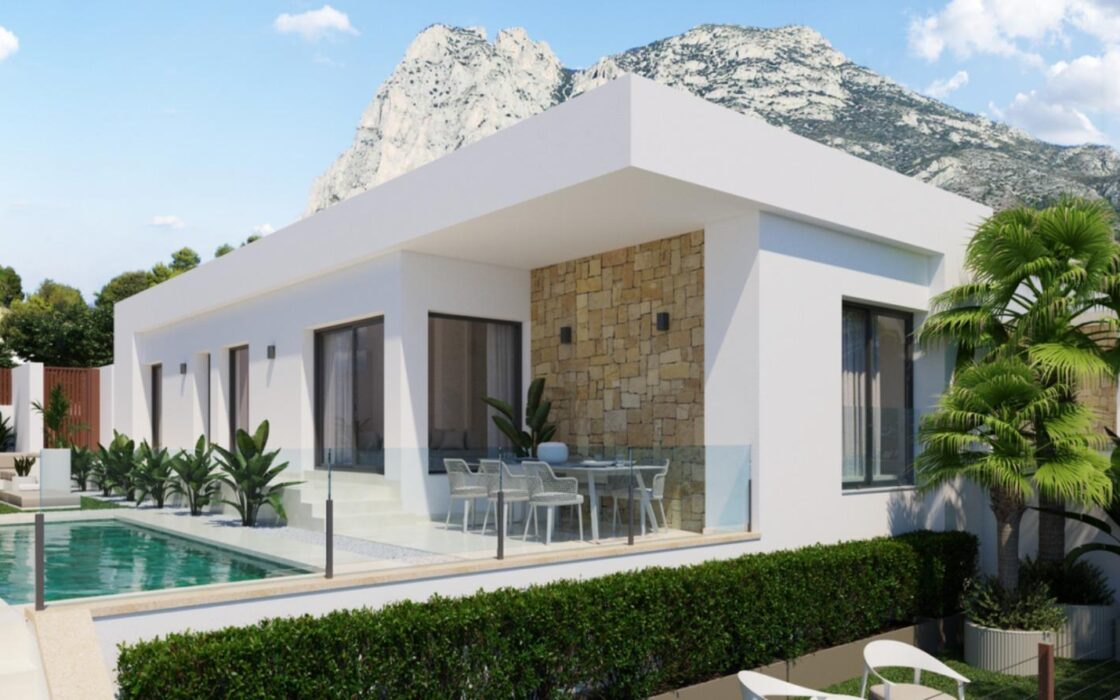 Новые виллы с видом на море в Ла-Пинада 2-3 спальни 100 кв.м