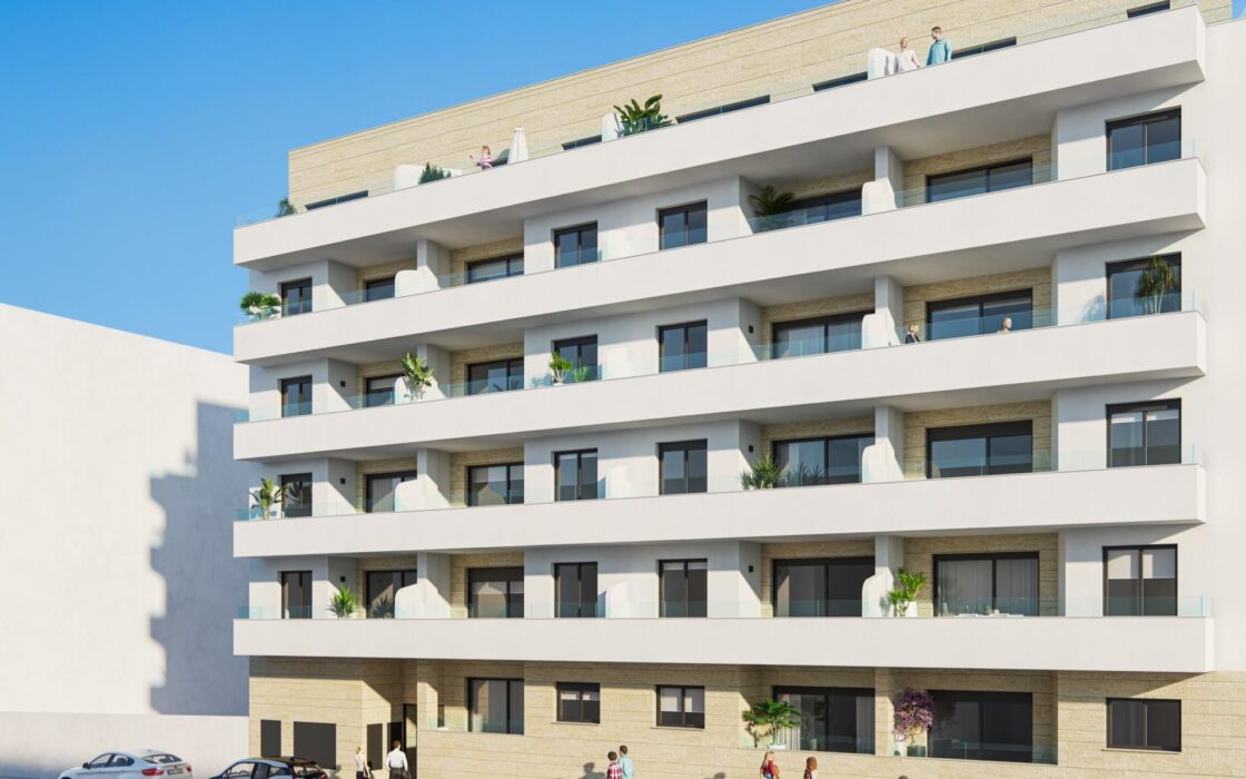 Апартаменты в Хабанерас у моря, 1-3 комнаты, новый комплекс