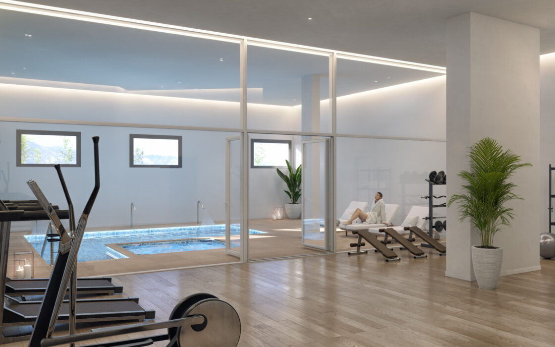 Апартаменты 2 спальни с видом на море в Малаге 259 кв.м