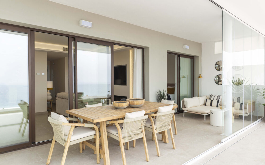 Апартаменты 2 спальни с видом на море в Малаге 259 кв.м