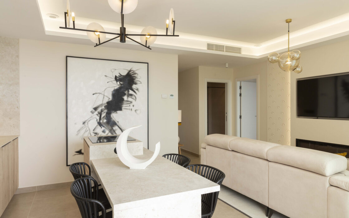 Апартаменты 2 спальни с видом на море в Малаге 259 кв.м