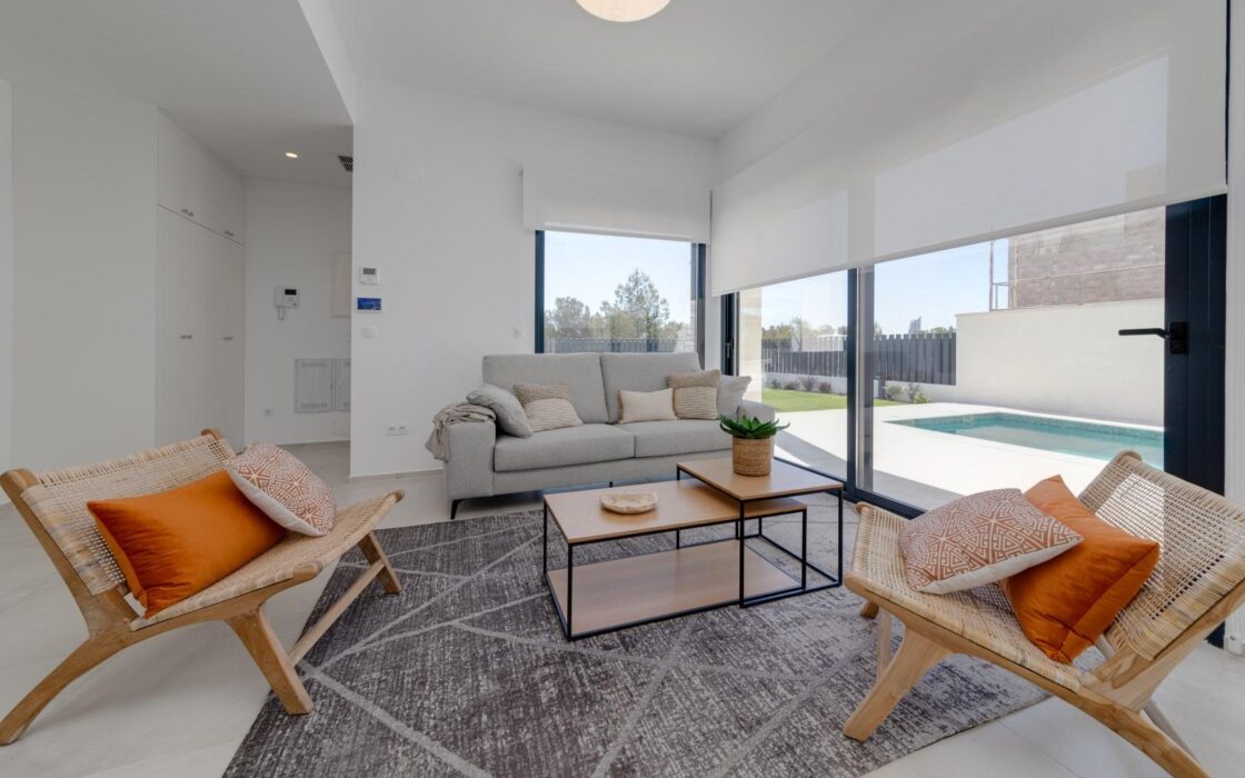 Роскошные виллы в Финестрате с террасой и частным бассейном