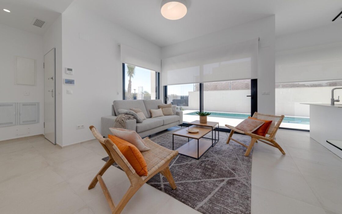 Роскошные виллы в Финестрате с террасой и частным бассейном