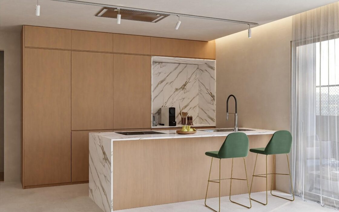 Авангардные виллы в Сьерра-Кортине с видом на море 252 кв.м