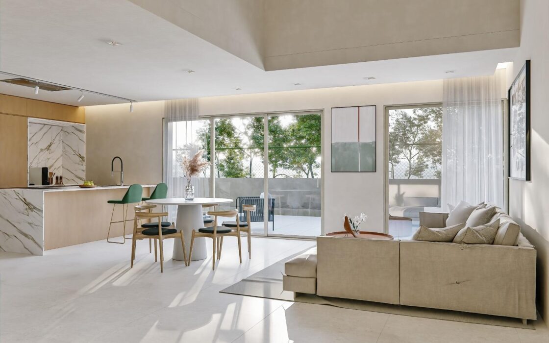 Авангардные виллы в Сьерра-Кортине с видом на море 252 кв.м