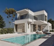 Авангардные виллы в Сьерра-Кортине с видом на море 252 кв.м