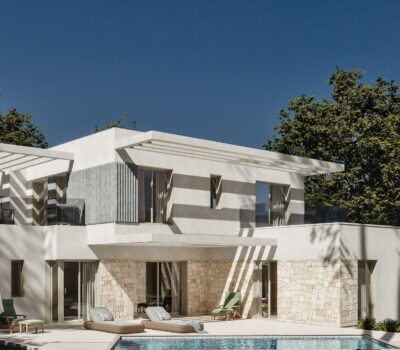 Вілли з терасами та видом на море в Сьерра-Кортині 262 кв.м