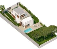 Дом с бассейном в Сьерра-Кортина, 3 спальни, финестрат