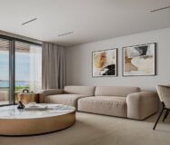 Нові апартаменти в Кальпе з терасою біля моря 126 кв.м.