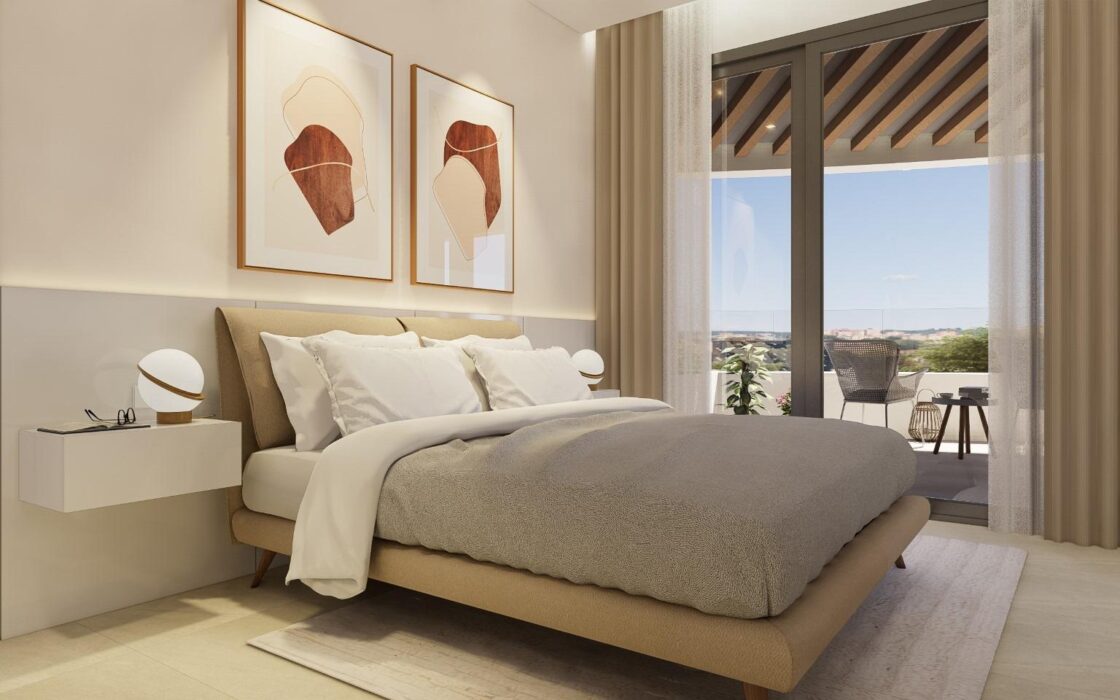 Нові апартаменти в Кальпе з терасою біля моря 126 кв.м.