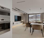 Нові апартаменти в Кальпе з терасою біля моря 126 кв.м.