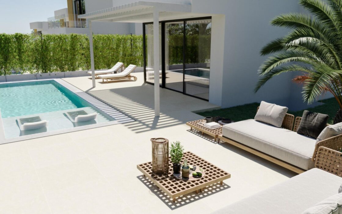 Дома с бассейном в Сьерра-Кортина 150 кв.м 3 спальни