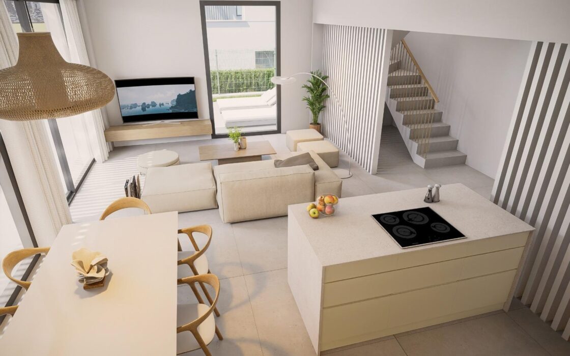 Дома с бассейном в Сьерра-Кортина 150 кв.м 3 спальни