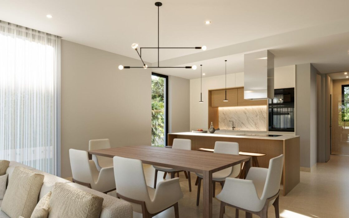 Дома с бассейном в Сьерра-Кортина 150 кв.м 3 спальни