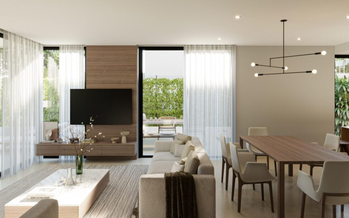 Дома с бассейном в Сьерра-Кортина 150 кв.м 3 спальни