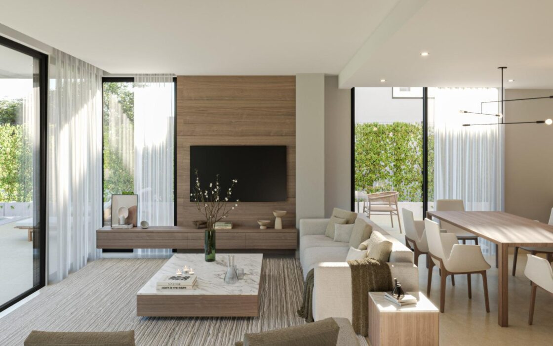 Дома с бассейном в Сьерра-Кортина 150 кв.м 3 спальни