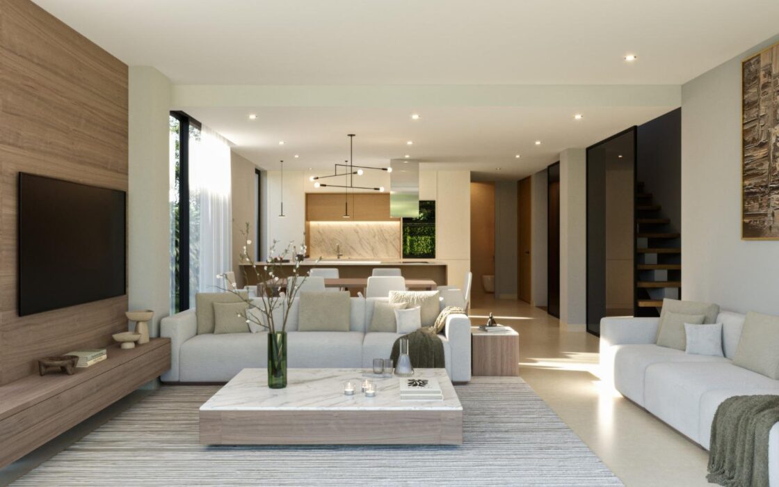 Дома с бассейном в Сьерра-Кортина 150 кв.м 3 спальни