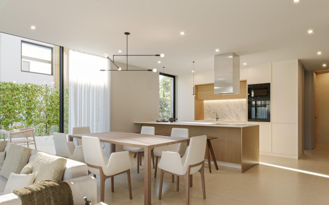 Дома с бассейном в Сьерра-Кортина 150 кв.м 3 спальни