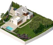 Дом с бассейном в Сьерра-Кортина 270 кв.м с террасой