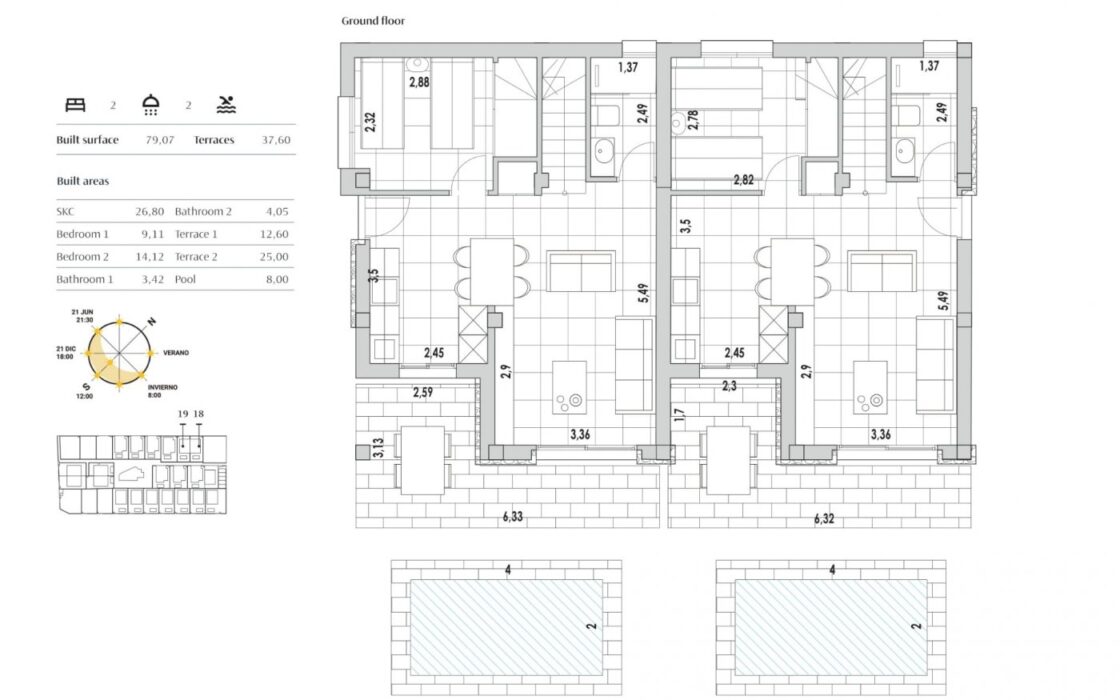 Новые виллы в Ориуэла-Коста с частным садом и бассейном