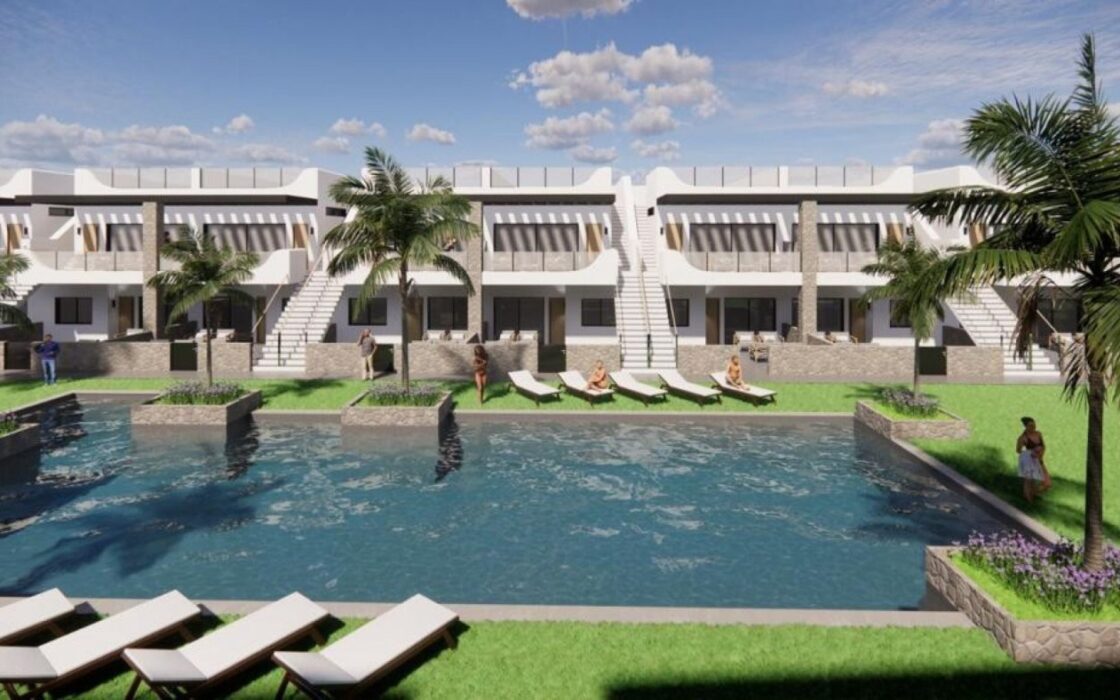 Новий комплекс з терасою в Пунта Прима, 4 кімнати, 125 кв.м.