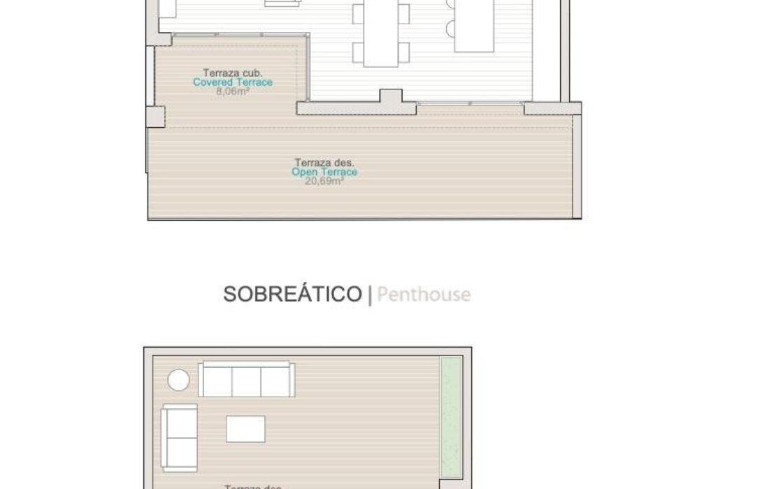 Нові будинки біля моря у Вільяхойоса з видом та терасами