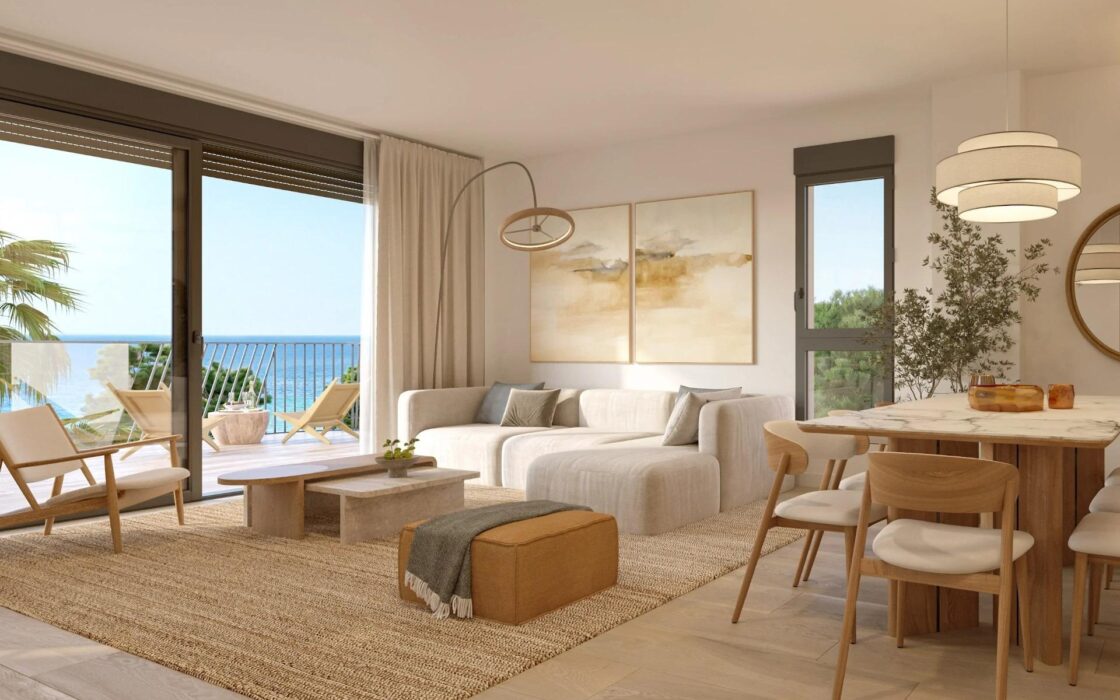 Нові будинки біля моря у Вільяхойоса з видом та терасами