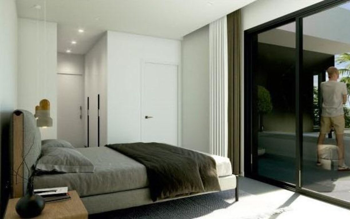 Новые виллы в Рохалесе с террасой и бассейном 136 кв.м