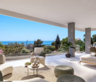 Апартаменты 2 спальни в Малаге с террасой 106 кв.м у моря