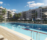 Апартамент 1 спальня в Михасе с террасой и видом на море