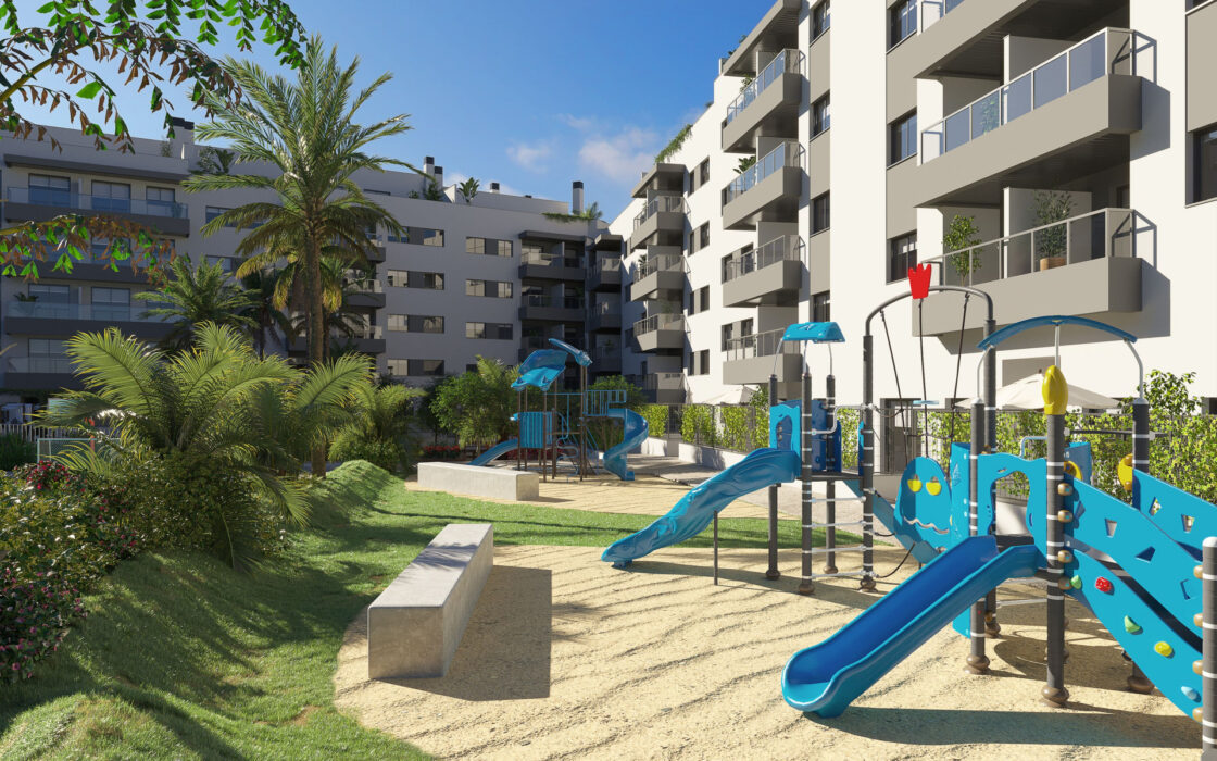 Апартамент 1 спальня в Михасе с террасой и видом на море