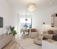 Апартамент 1 спальня в Михасе с террасой и видом на море