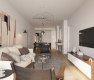 Апартамент 1 спальня в Михасе с террасой и видом на море