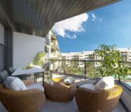 Апартамент 1 спальня в Михасе с террасой и видом на море