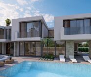 Новая вилла с бассейном в Альбире, 378 кв.м, у моря