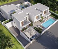 Новая вилла с бассейном в Альбире, 378 кв.м, у моря