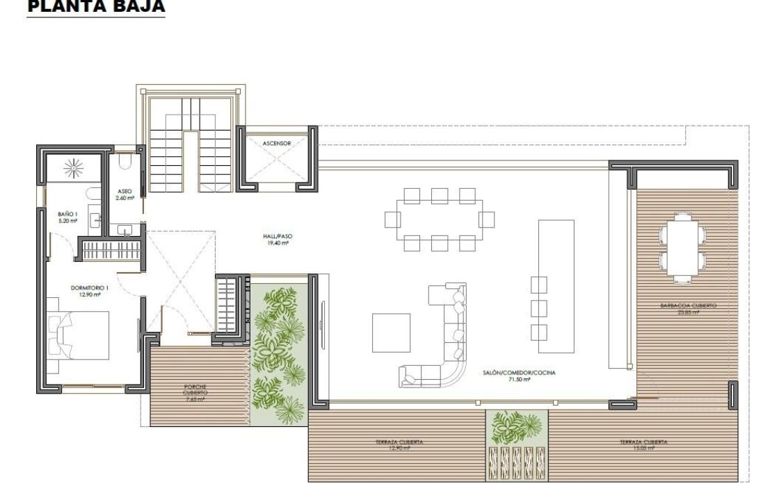 Новая вилла с бассейном в Альбире, 378 кв.м, у моря