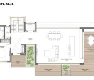 Новая вилла с бассейном в Альбире, 378 кв.м, у моря