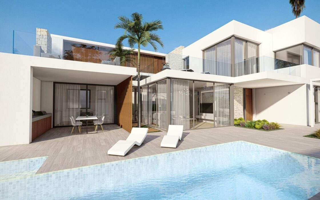 Нова вілла з басейном в Альбирі площею 339 кв.м