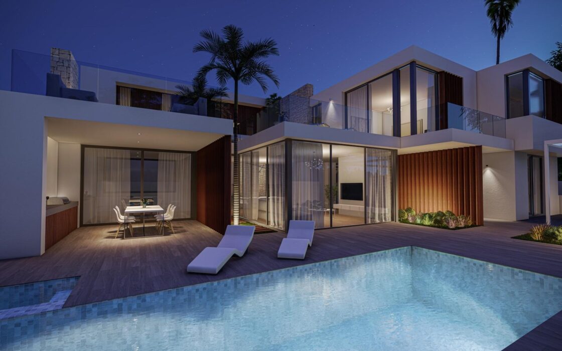 Нова вілла з басейном в Альбирі площею 339 кв.м