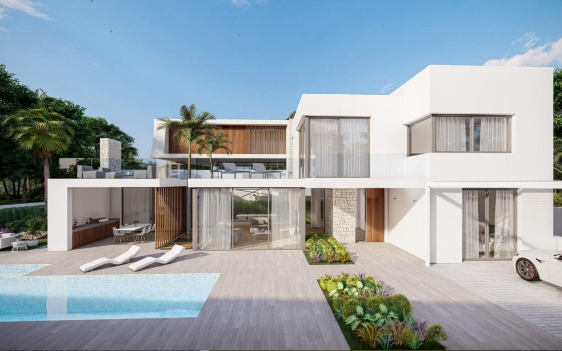 Нова вілла з басейном в Альбирі площею 339 кв.м