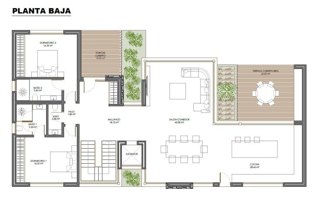 Нова вілла з басейном в Альбирі площею 339 кв.м